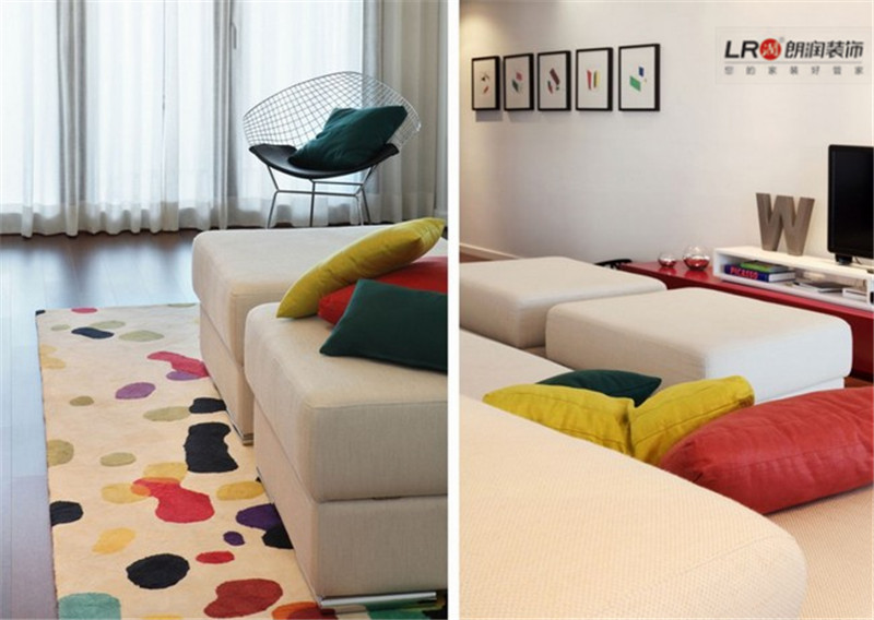 三居 现代 混搭 白领 客厅图片来自朗润装饰工程有限公司在融多种元素为一体的亮丽三居的分享