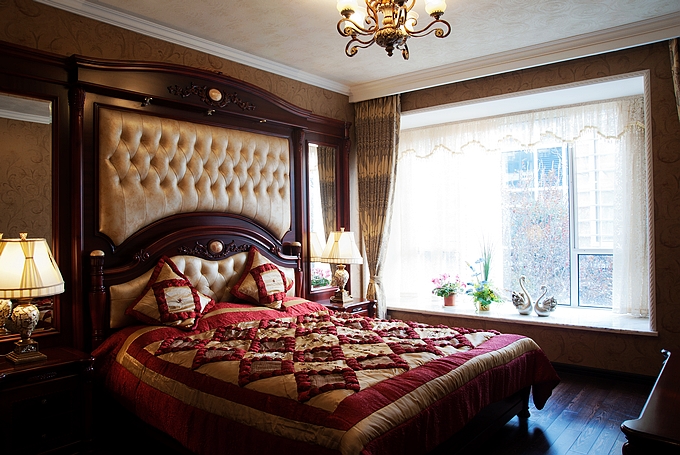 卧室图片来自业之峰装饰旗舰店在豪华尊贵的欧式的分享