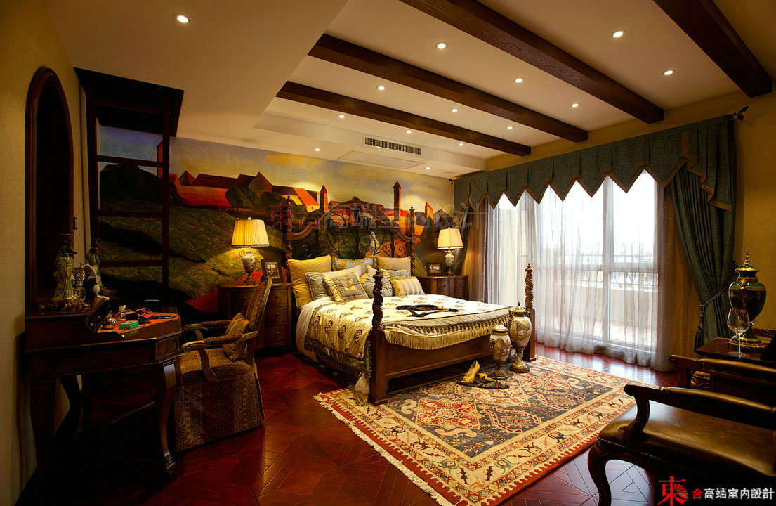 卧室图片来自東合設計在古堡的记忆的分享