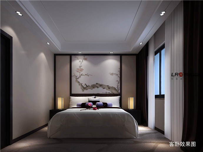 卧室图片来自朗润装饰工程有限公司在144平高贵典雅四居室的分享