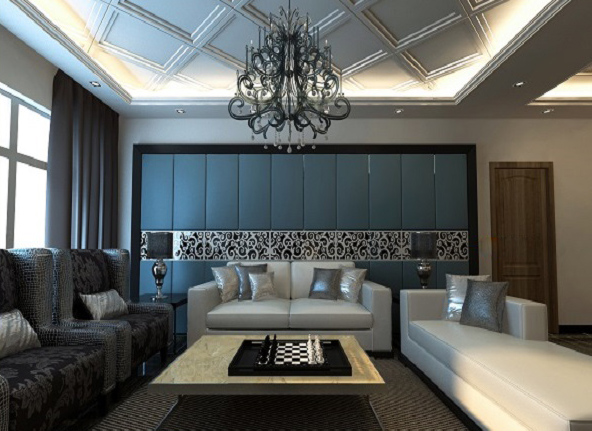 欧式 三居 装修实景图 收纳 客厅图片来自上海实创-装修设计效果图在160平米欧式风格实景图的分享