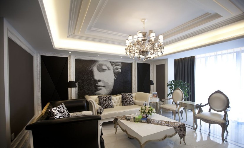 客厅图片来自家装大管家在奢华与品质 9万装130平欧式三居的分享