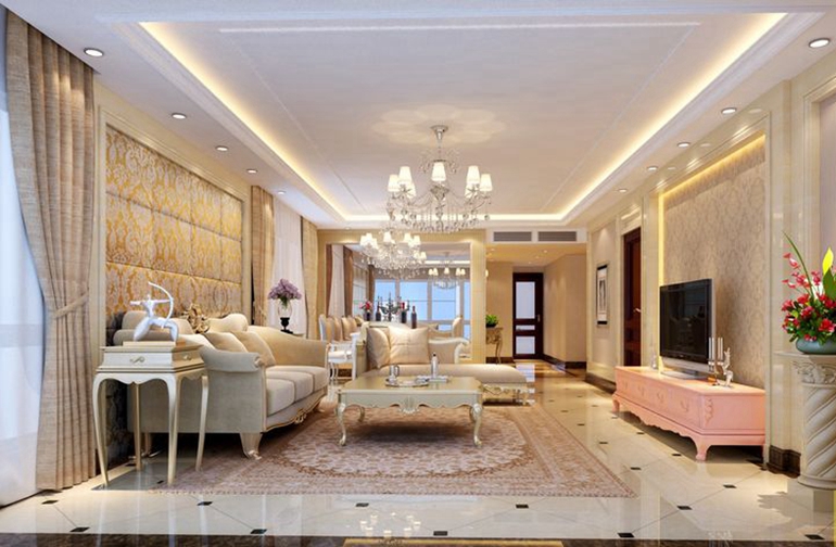 土豪金 富二代 高富帅 客厅图片来自贾凤娇在土豪金的贵族享受的分享