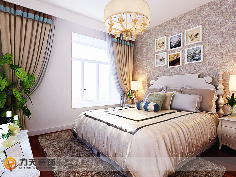 现代 二居 卧室图片来自阳光力天装饰在金泰丽湾-109㎡-现代风格的分享