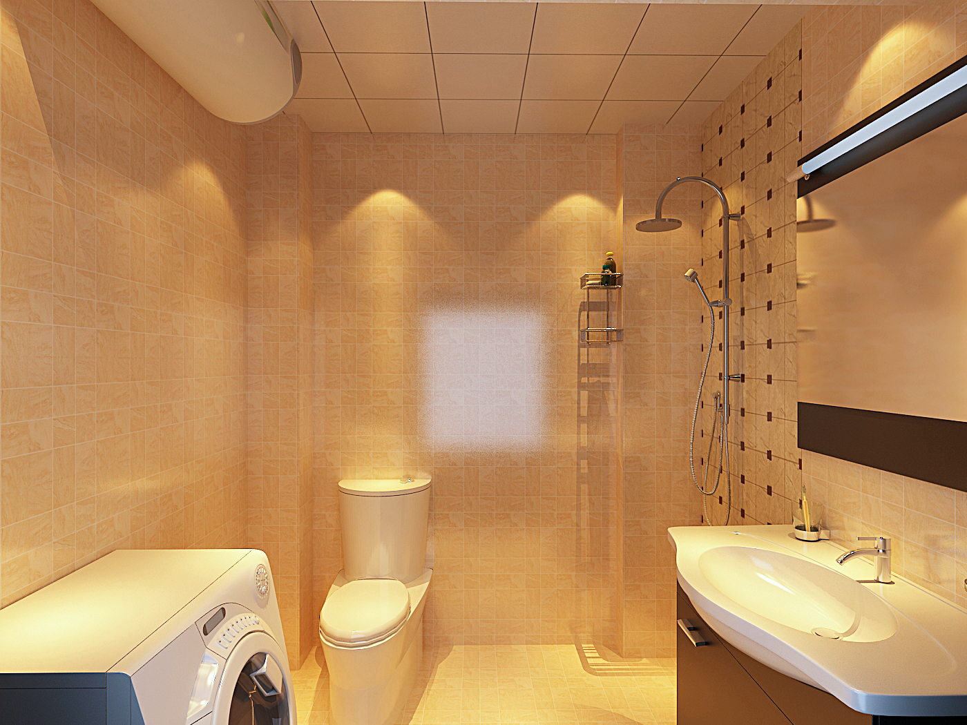 简约 80后 二居 卫生间图片来自百家设计小刘在盛京绿洲效果图的分享