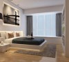 卧室中采用后现代设计的风格一般是运用了后现代的简约理念，因为卧室是休息的地方，太夸张的艺术表示有利于休息，所以收敛了许多。