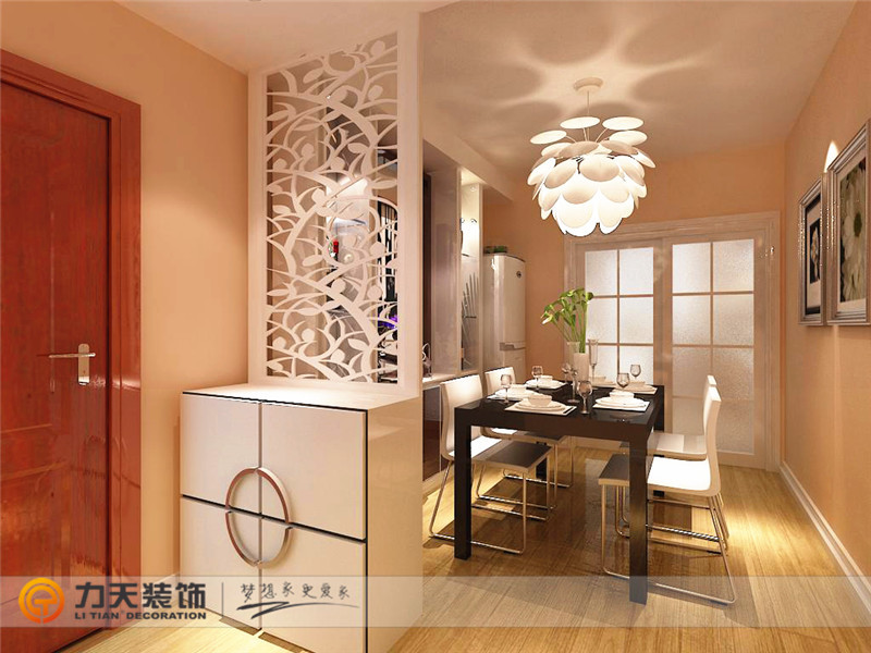 现代 三居 餐厅图片来自阳光力天装饰在星缘月轩-140㎡-现代风格的分享