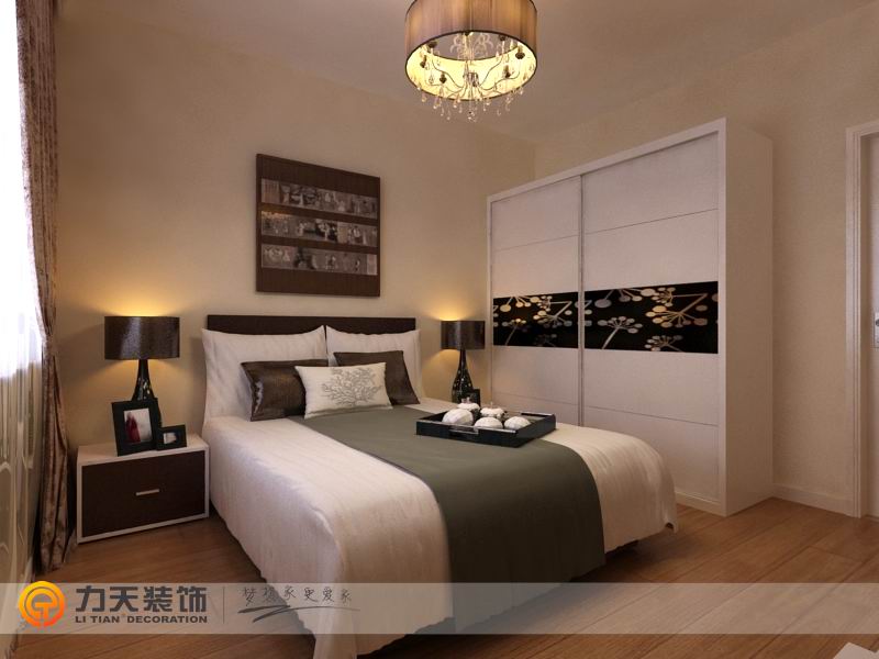 简约 二居 卧室图片来自阳光力天装饰在喜蜜湾-87.03㎡-现代简约的分享