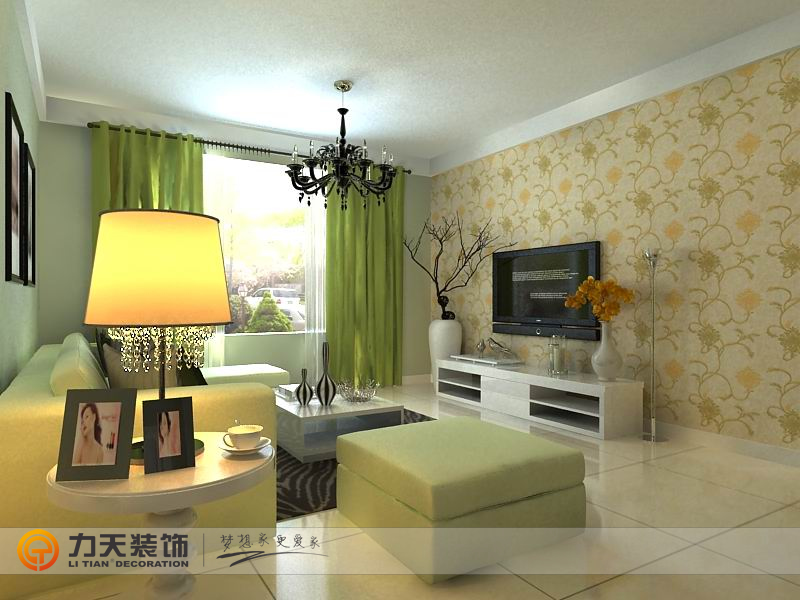 简约 三居 客厅图片来自阳光力天装饰在金泰丽湾-127.48㎡-现代简约的分享