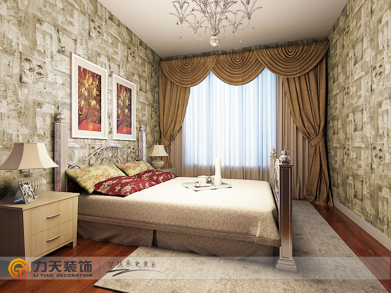 现代 三居 卧室图片来自阳光力天装饰在紫竹华庭-140㎡-现代风格的分享