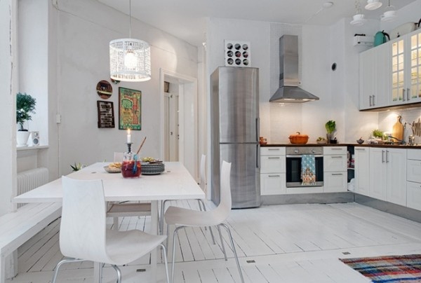 厨房图片来自轻舟漠然在15打造豪华现代三居的分享
