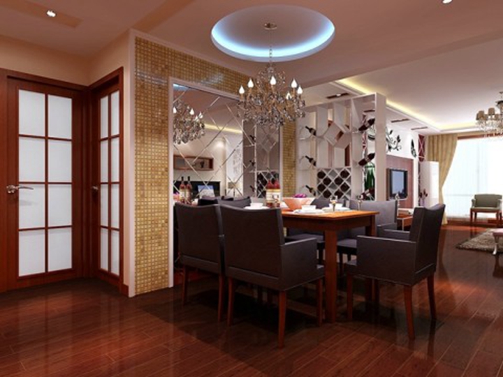 时尚 精致 品位高 小资 餐厅图片来自北京合建装饰在简洁舒适的的婚房的分享
