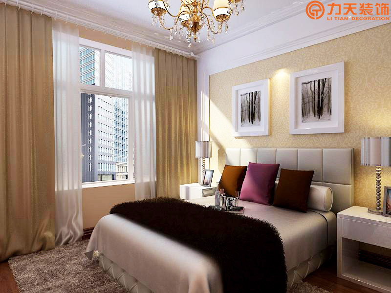 欧式 二居 卧室图片来自阳光力天装饰在简欧风格 东壹区的分享
