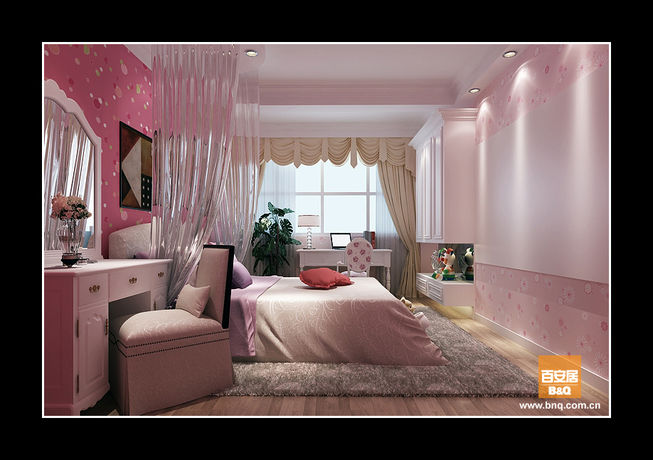 卧室图片来自百安居设计师小溪在欧式典雅的分享