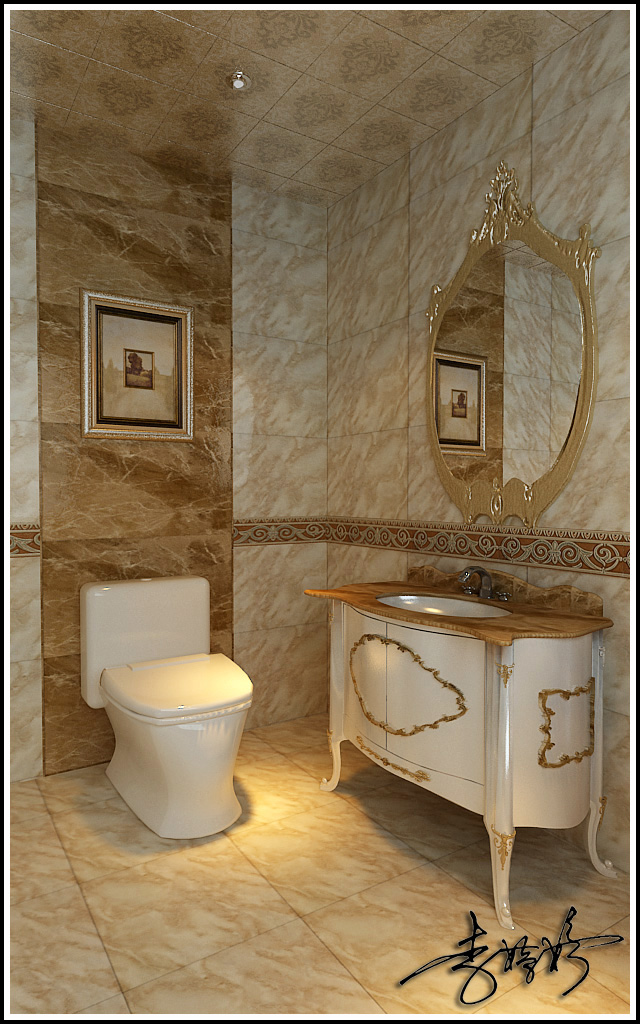 欧式 卫生间图片来自张竟月在益格名邸的分享