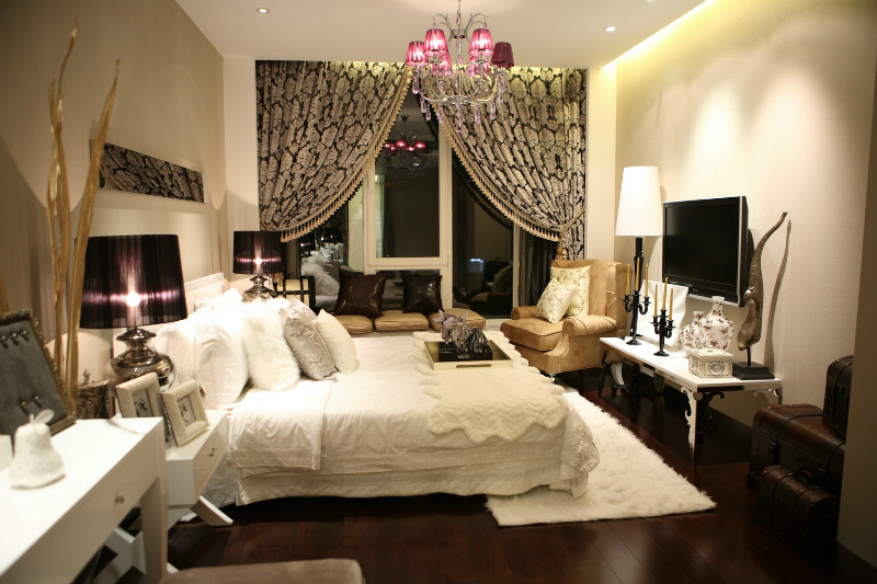 欧式 白领 小资 卧室图片来自今朝装饰小俊在京汉旭城家园180平大气打造的分享