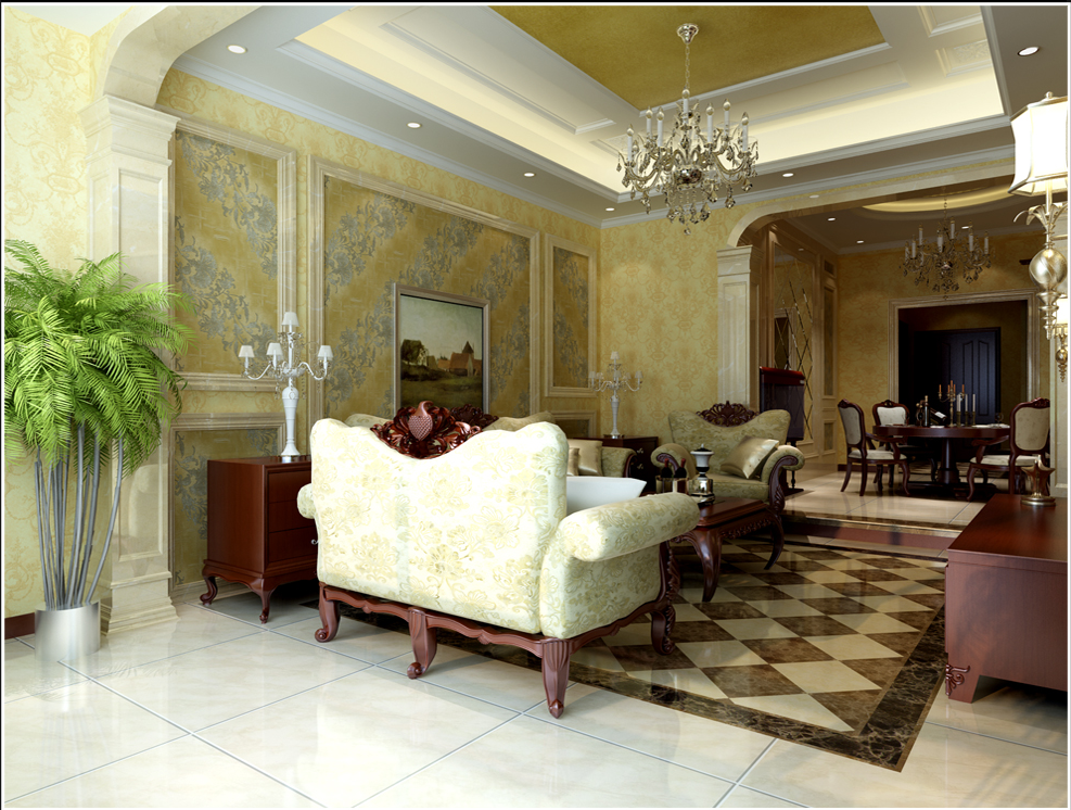 沈阳装修 装饰装修 百家装饰 欧式 客厅图片来自装修顾问在欧式风格高端品质的分享