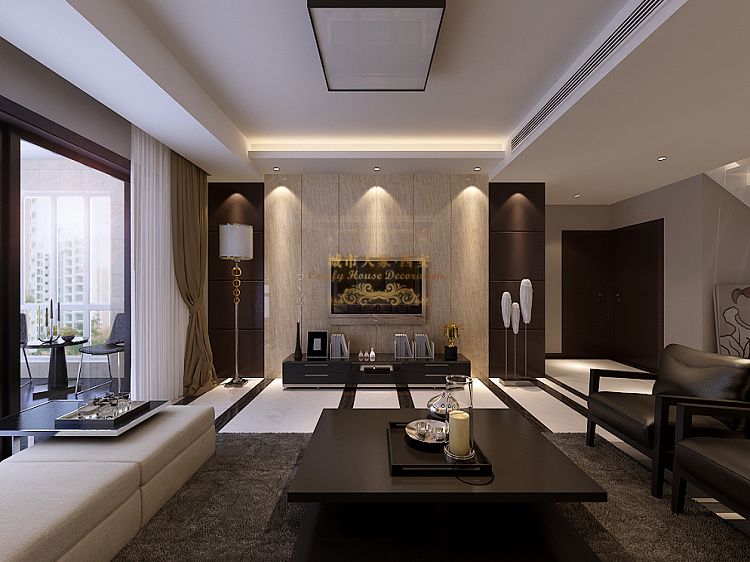 简约 复式 127平米 客厅图片来自西安城市人家装饰公司在龙湖紫都城127平米复式装修设计的分享