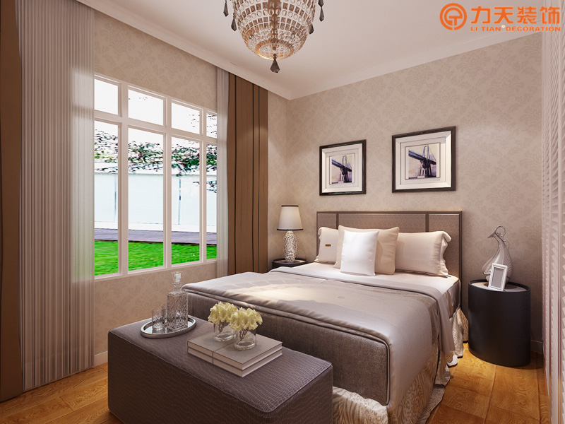 现代 三居 卧室图片来自阳光力天装饰在北宁湾-140㎡-现代风格的分享