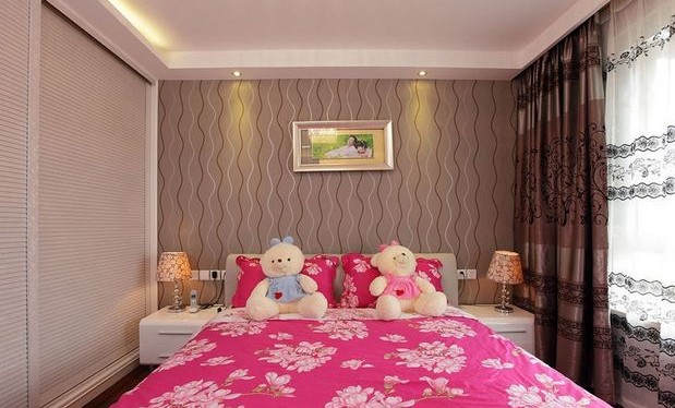 简约 二居 白领 收纳 旧房改造 80后 小资 卧室图片来自北京实创装饰集团在88平两居时尚简约风，空间超利用的分享