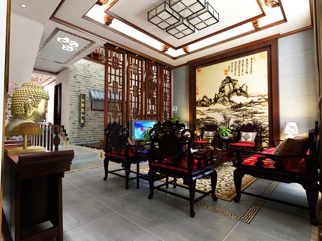 餐厅图片来自轻舟漠然在极富中国浪漫情调中式私邸的分享