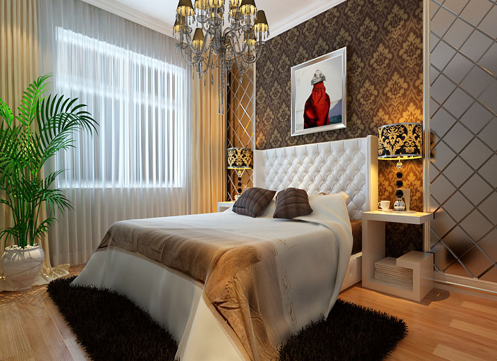 简约 白领 收纳 旧房改造 80后 卧室图片来自实创装饰百灵在15万装修华侨城188平米效果图的分享