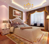 设计理念：卧室是人休息与放松的地方，简约、浪漫、温馨是这个卧室的主题。
