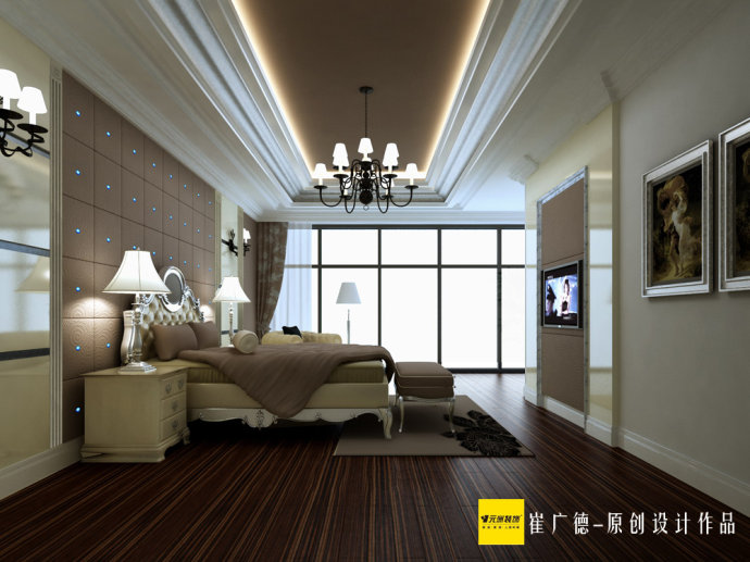 凤凰城 北京元洲 卧室图片来自框框在复式别墅320平米欧式风格的分享