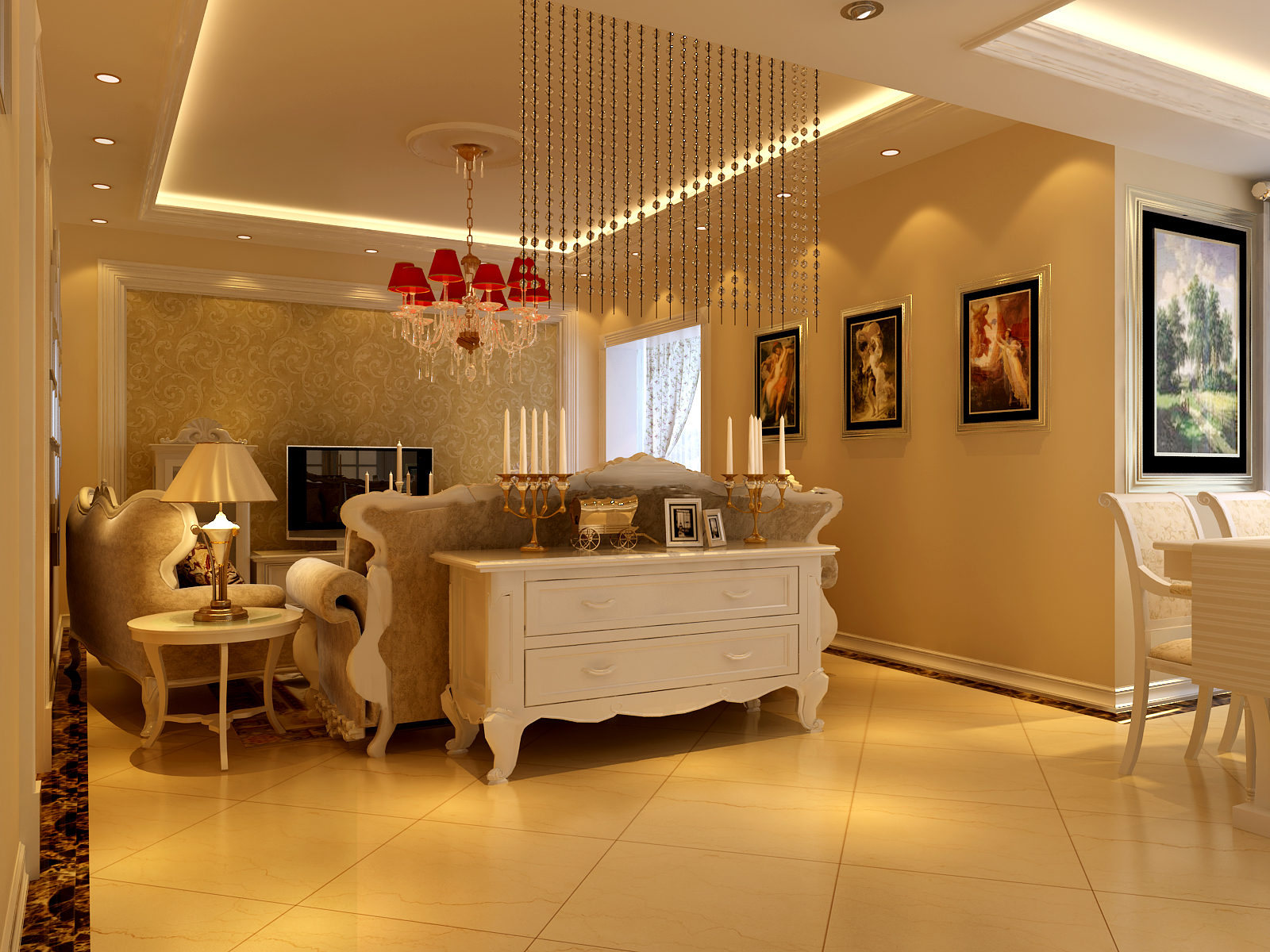 北京元洲 客厅图片来自框框在两居室新奢华主义的分享