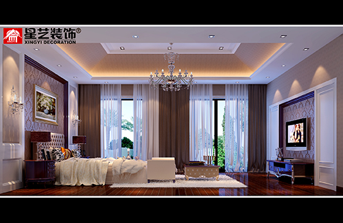 欧式 别墅 卧室图片来自广州星艺装饰有限公司在凯茵名门别墅的分享