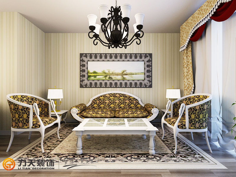 现代 二居 客厅图片来自阳光力天装饰在亚泰澜公馆-90㎡-现代风格的分享