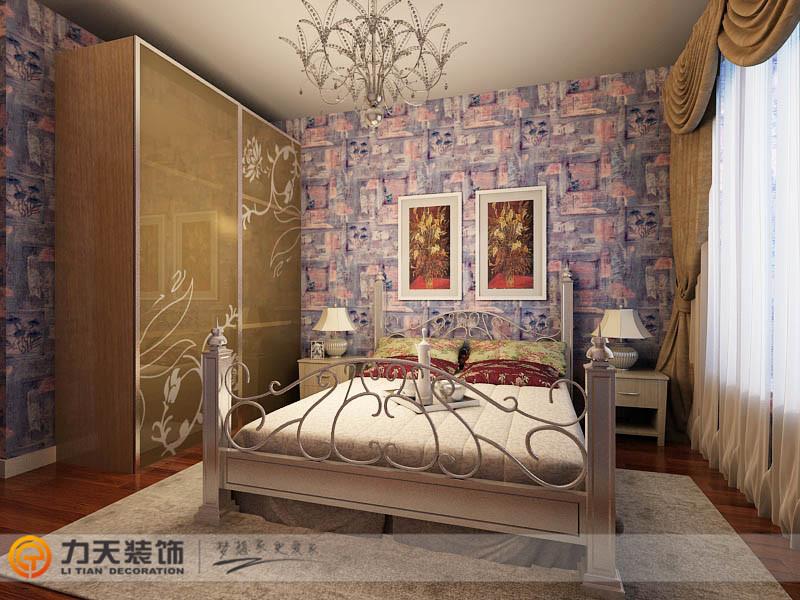 现代 二居 卧室图片来自阳光力天装饰在亚泰澜公馆-95㎡-现代风格的分享
