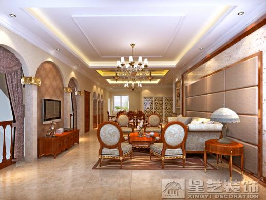 欧式 别墅 客厅图片来自广州星艺装饰有限公司在御景园谢先生雅居的分享
