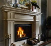 西山林语 420平米 混搭装修风格，壁炉寒冷的冬天，一家人围绕在真火壁炉旁，暖意融融。