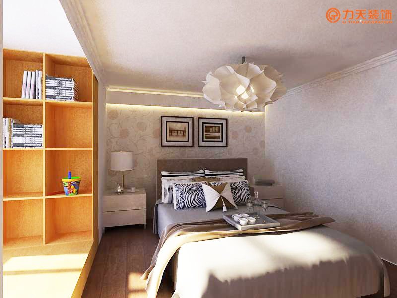 简约 二居 卧室图片来自阳光力天装饰在拾光汇-100㎡-现代简约的分享