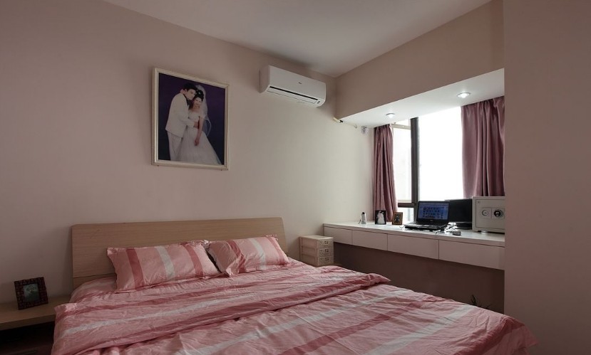 卧室图片来自家装大管家在尽享清新气息 118平素雅现代3居的分享