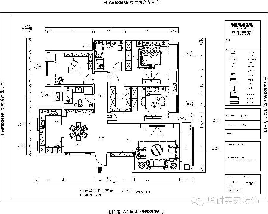 欧式 三居 白领 80后 小资 法式 户型图图片来自华耐美家小帅在颐贤里167平米—法式风格的分享