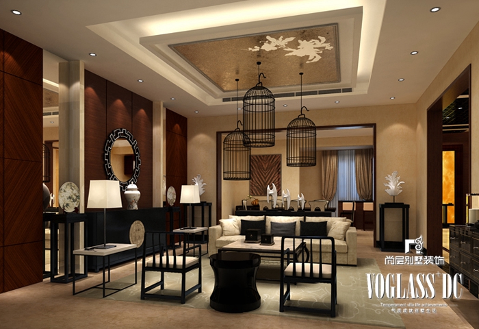 欧式 别墅 客厅 卧室 厨房 餐厅图片来自北京别墅装修案例在徜徉墅的分享