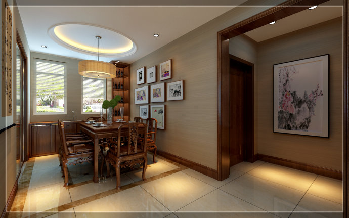 简约 二居 白领 80后 小资 餐厅图片来自北京元洲装饰在中信府110平米两居室简约设计的分享