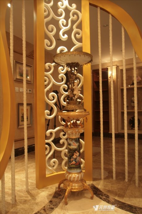 别墅 其他图片来自北京元洲装饰在低调奢华完美展现洛可可风情的分享