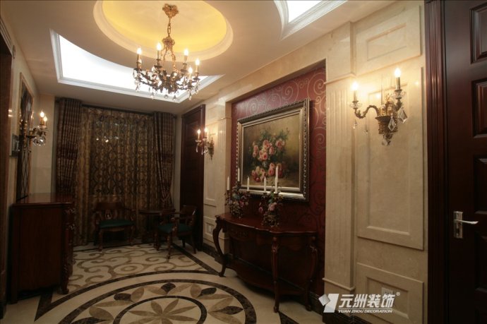 别墅 其他图片来自北京元洲装饰在低调奢华完美展现洛可可风情的分享