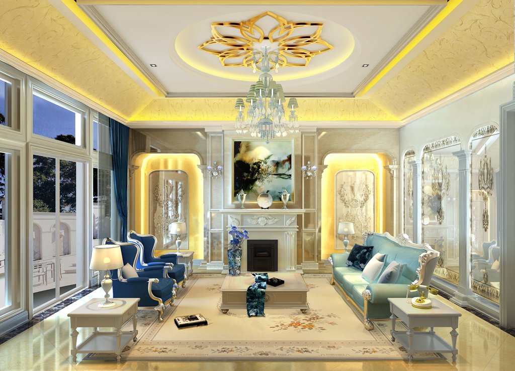 欧式 别墅 门厅 厨房 卧室 客厅图片来自北京别墅装修案例在格拉斯小镇的分享