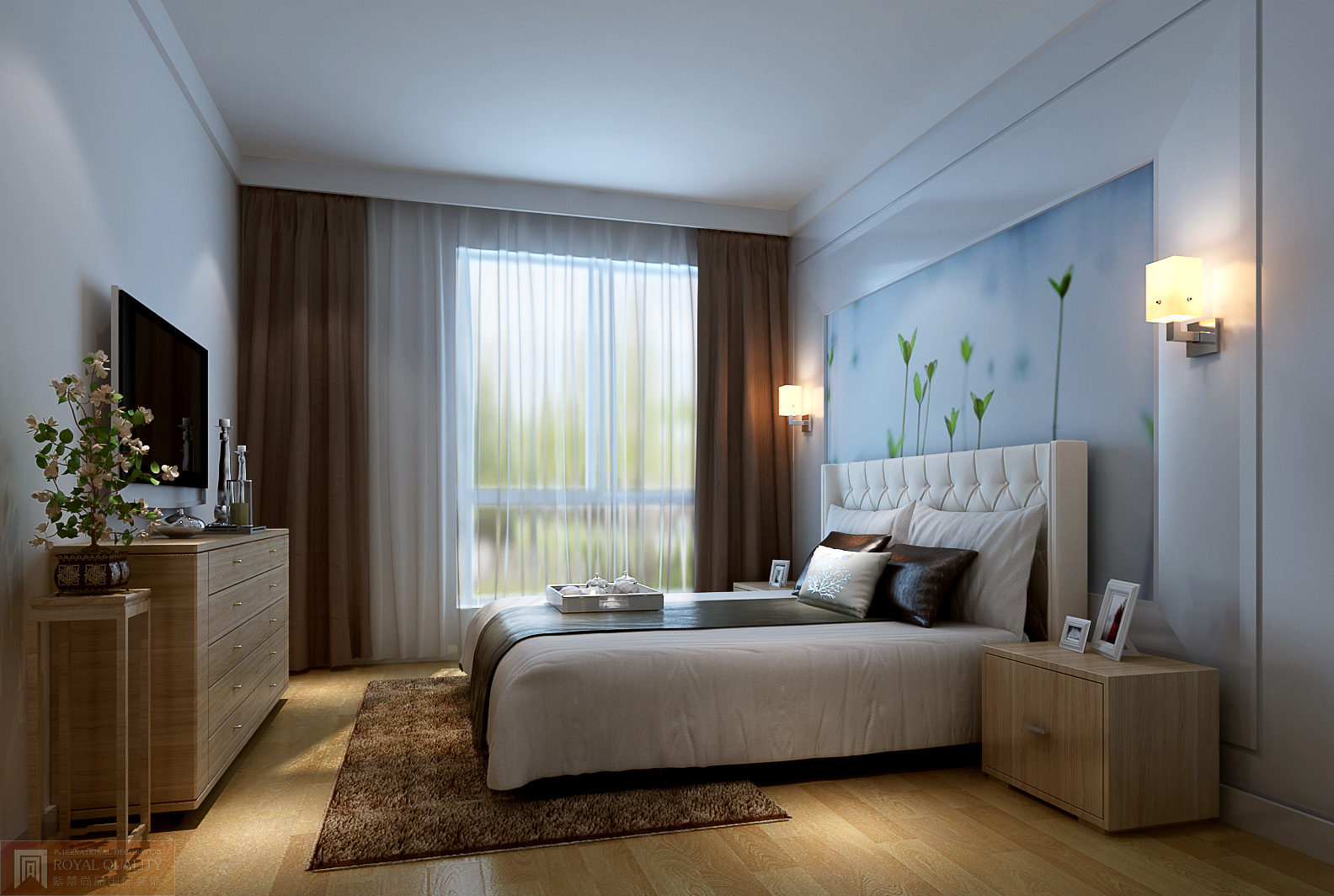 简约 三居 白领 80后 小资 卧室图片来自北京装修设计o在简洁明亮大方的现代简约风格的分享