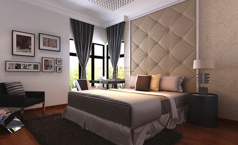 简约 卧室图片来自西安城市人家装饰公司在东泰城市之光133平米装修设计的分享