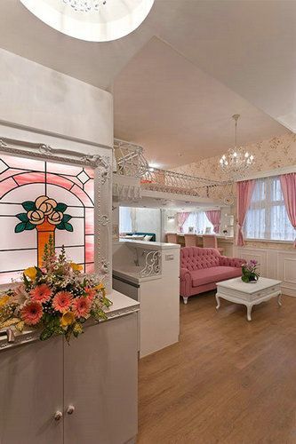 客厅图片来自业之峰装饰旗舰店在浪漫田园法式混搭 超赞楼中楼的分享