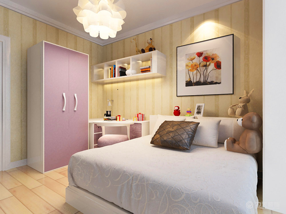 现代 二居 卧室图片来自阳光放扉er在瑞丽园-90㎡-现代风格的分享