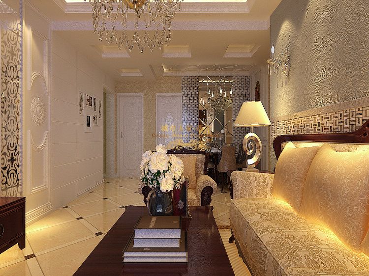现代欧式 客厅图片来自西安城市人家装饰公司在浐灞半岛130平米三居室装修设计的分享