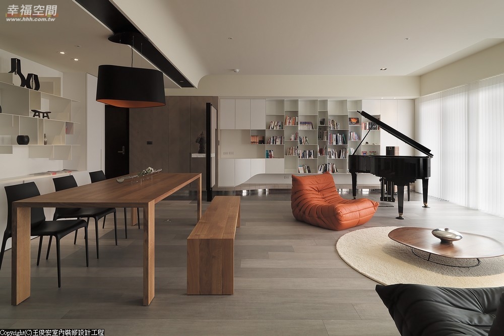 现代 简约 三居 小清新 文艺青年 客厅图片来自幸福空间在165 m²在家游嬉的分享