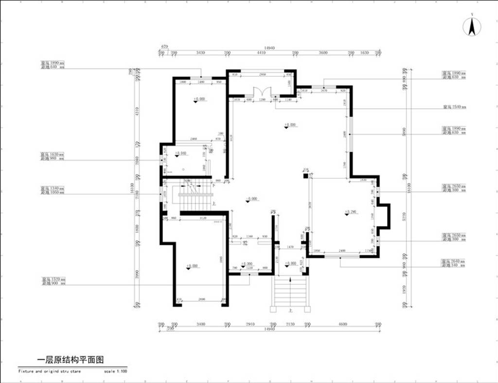 美式 别墅 卧室 客厅 休息室 餐厅 户型图图片来自北京别墅装修案例在保利垄上的分享