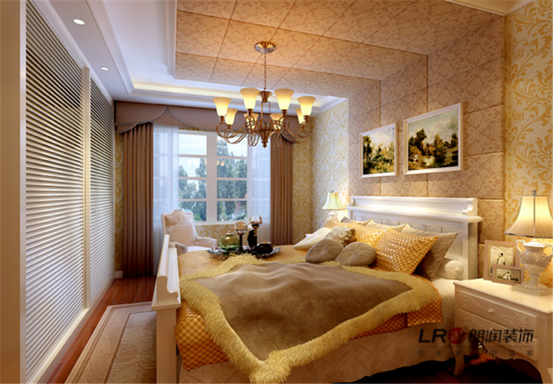 卧室图片来自朗润装饰工程有限公司在欧式豪华别墅的分享